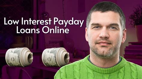 Low Interest Payday Loan Online